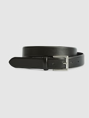 Reiss Black Albany Leather Belt - Image 2 of 4