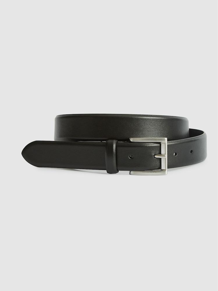 Reiss Black Albany Leather Belt - Image 2 of 4 Reiss Black Albany Leather Belt - Image 2 of 4