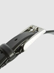 Reiss Black Albany Leather Belt - Image 3 of 4