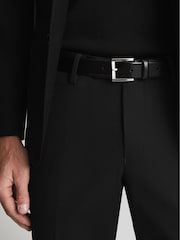 Reiss Black Albany Leather Belt - Image 4 of 4