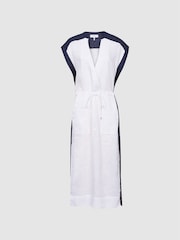 Reiss Ivory Asher Colourblock Kaftan - Image 2 of 5