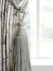 Laura Ashley Pale Grey Green Rhiannon Curtain Tieback - Image 1 of 3