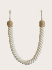 Laura Ashley Natural Rhiannon Rope Curtain Tieback - Image 2 of 3