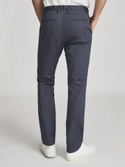Reiss Airforce Blue Pitch Sl Washed Slim Fit Chinos - Image 4 of 5