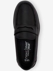 Schwarz - Schul-Pennyloafer aus Leder - Bild 3 von 4