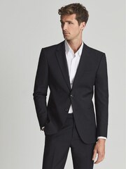 Camisa de corte slim de popelina elástica de algodón Kiana de Reiss - Imagen 3 de 7