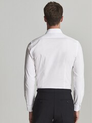 Camisa de corte slim de popelina elástica de algodón Kiana de Reiss - Imagen 5 de 7