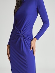 Reiss Freya Kleid mit Knotendetail vorne - Bild 4 von 5