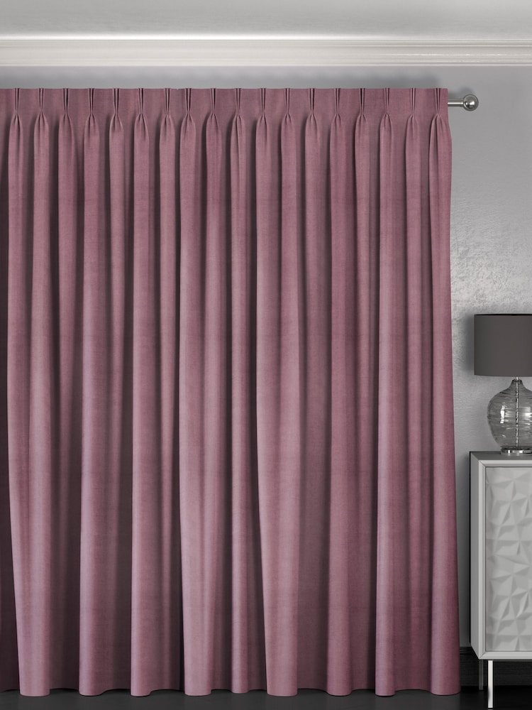 Pink Lazio Made To Measure Curtains - Image 2 of 8