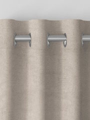 Oyster Natural Lazio Made To Measure Curtains - Image 7 of 8