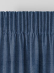 Indigo Blue Lazio Made To Measure Curtains - Image 6 of 8