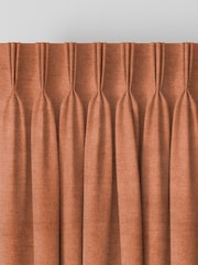 Apricot Orange Lazio Made To Measure Curtains - Image 5 of 8
