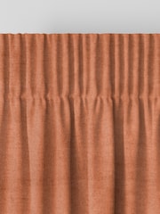 Apricot Orange Lazio Made To Measure Curtains - Image 6 of 8