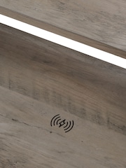 Koble Lime Wash Grey Bea Smart Compact Desk - Image 5 of 5