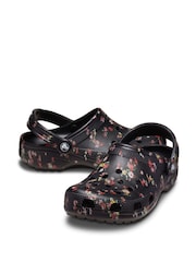 Crocs Floral Adults Classic Clogs - Image 2 of 5
