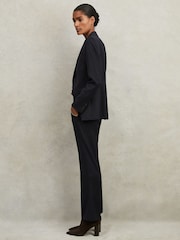 Reiss Navy Haisley Petite Single Breasted Suit Blazer - Image 1 of 8