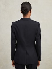 Reiss Navy Haisley Petite Single Breasted Suit Blazer - Image 5 of 8