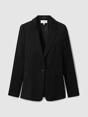 Reiss Black Haisley Petite Single Breasted Suit Blazer - Image 2 of 10