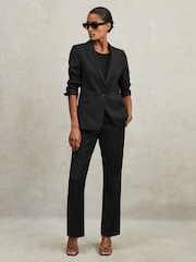 Reiss Black Haisley Petite Single Breasted Suit Blazer - Image 4 of 10
