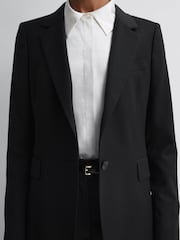 Reiss Black Haisley Single Breasted Suit Blazer - Image 3 of 10