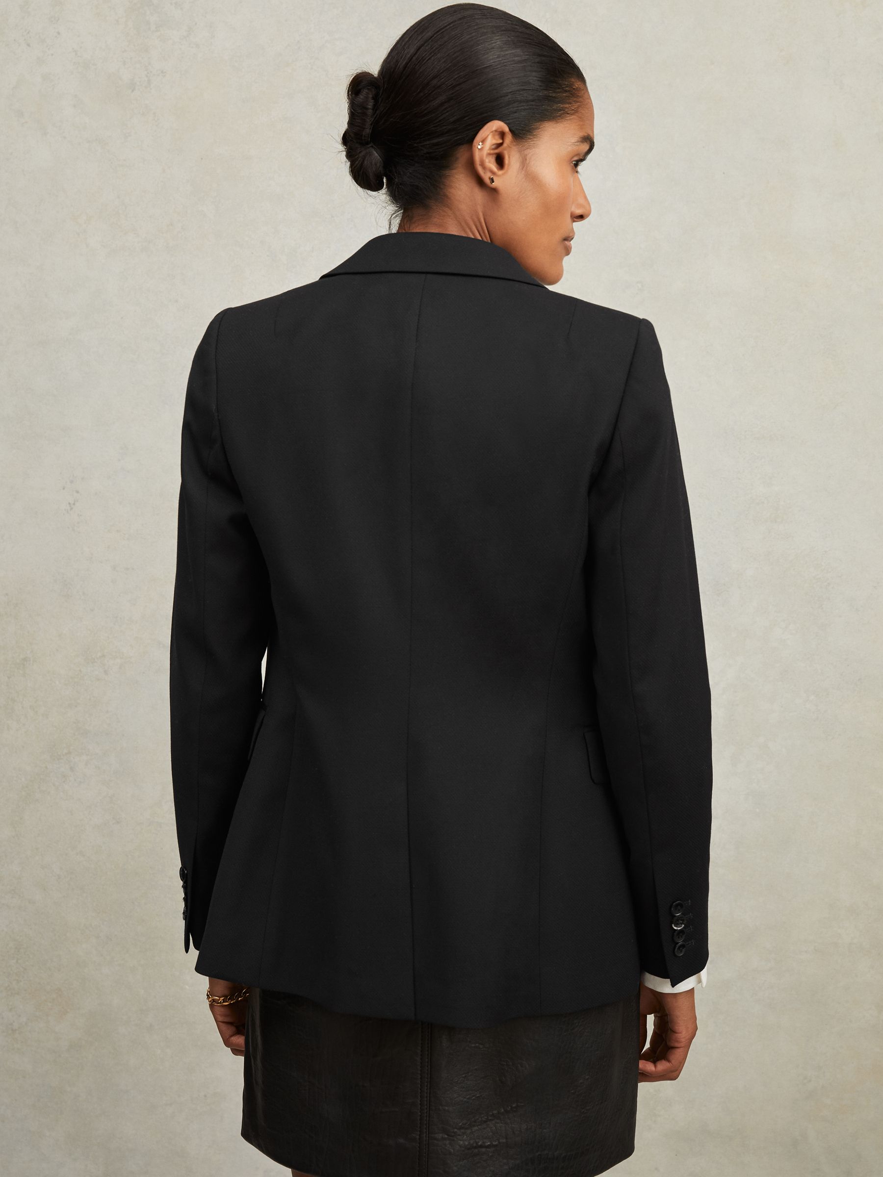 Buy Reiss Black Haisley Single Breasted Suit Blazer from Next USA