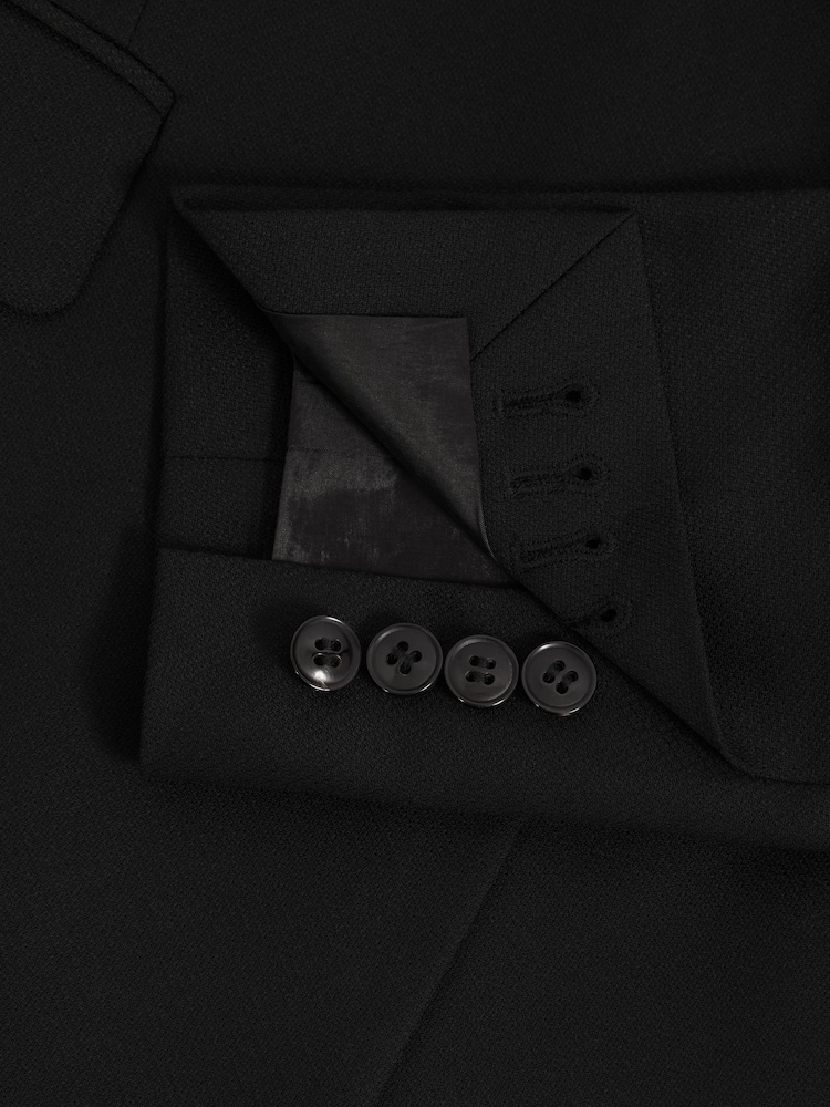 Noir - Reiss Haisley - Blazer de costume à boutonnage unique en laine mélangée - Image 8 of 10