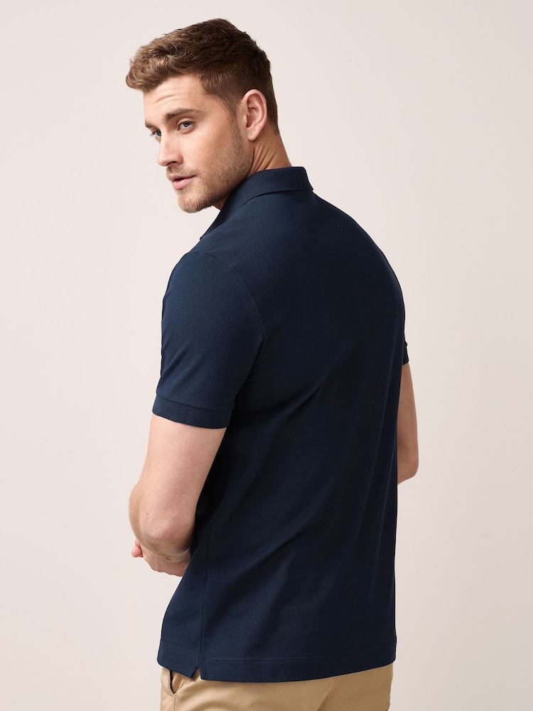 Lacoste Tonal Logo Paris Polo Shirt - Image 2 of 5