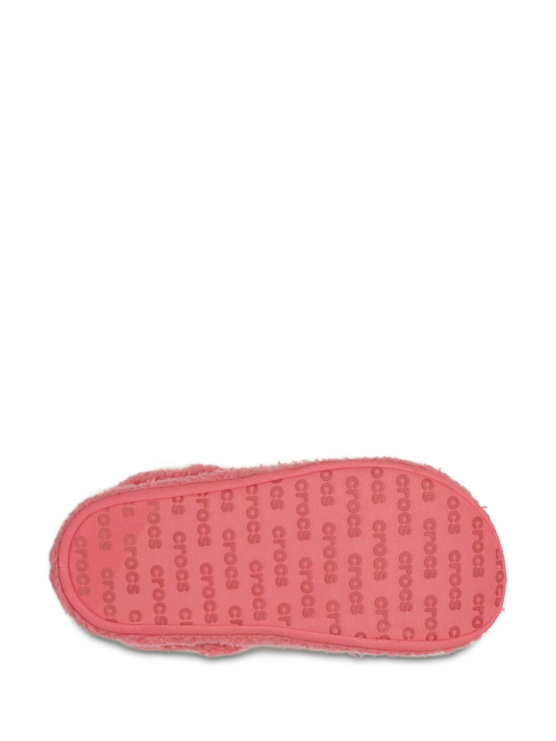 Pink croc slippers sales
