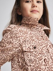 Reiss Pink Leah Jr Floral Print Top - Image 3 of 6
