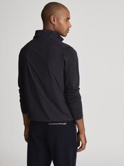 Reiss Navy/Charcoal Coleville Hybrid Reversible Gilet - Image 5 of 7