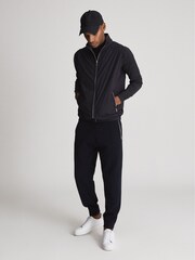 Reiss Navy/Charcoal Coleville Hybrid Reversible Gilet - Image 7 of 7