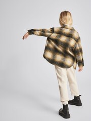 Reiss Yellow Tilly Jr Check Overshirt - Image 5 of 6