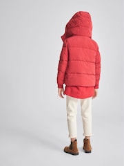 Reiss Red Thea Jr Hooded Puffer Jacket - Image 5 of 7