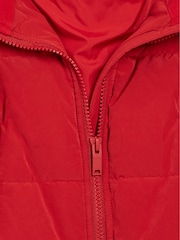 Reiss Red Thea Jr Hooded Puffer Jacket - Image 6 of 7