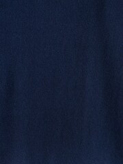 Navy Blue Regular Cotton Rich Knitted Button Down Cardigan - Image 3 of 3
