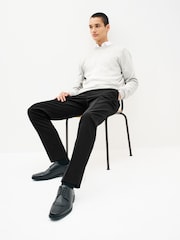 Grey Regular Pure 100% Cotton Jumper - Image 3 of 7
