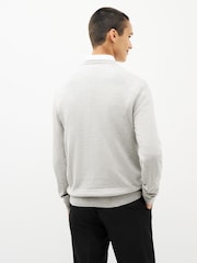 Grey Regular Pure 100% Cotton Jumper - Image 4 of 7
