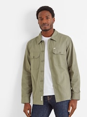 Tog 24 Green Hatch 100% Cotton Overshirt - Image 3 of 7