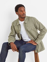 Tog 24 Green Hatch 100% Cotton Overshirt - Image 5 of 7