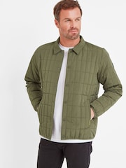 Tog 24 Green Ludwell Padded Overshirt Coat Jacket - Image 2 of 8