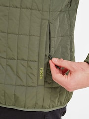 Tog 24 Green Ludwell Padded Overshirt Coat Jacket - Image 7 of 8