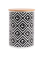 Beau And Elliot White Monochrome Tile Canister - Image 2 of 2