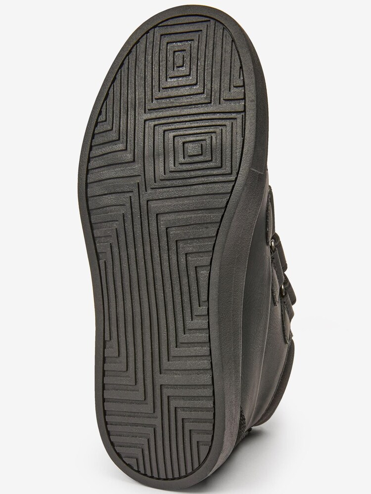 Black Standard Fit (F) Touch Fastening Boots - Image 4 of 4