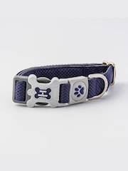 Hugo & Hudson Navy Mesh Dog Collar - Image 2 of 4