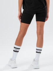 Hype. Black Scibble Boxy T-Shirt and Cycling Shorts Set - Image 5 of 8