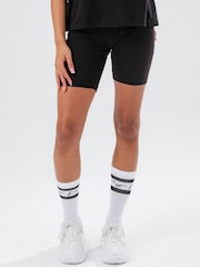 Hype. Black Scibble Boxy T-Shirt and Cycling Shorts Set - Image 6 of 8
