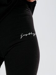Hype. Black Scibble Boxy T-Shirt and Cycling Shorts Set - Image 8 of 8