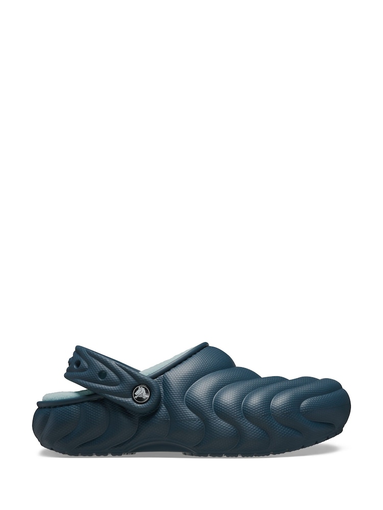 Crocs Blue Classic Lined Overpuff Clogs - Image 1 of 6