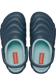 Crocs Blue Classic Lined Overpuff Clogs - Image 3 of 6