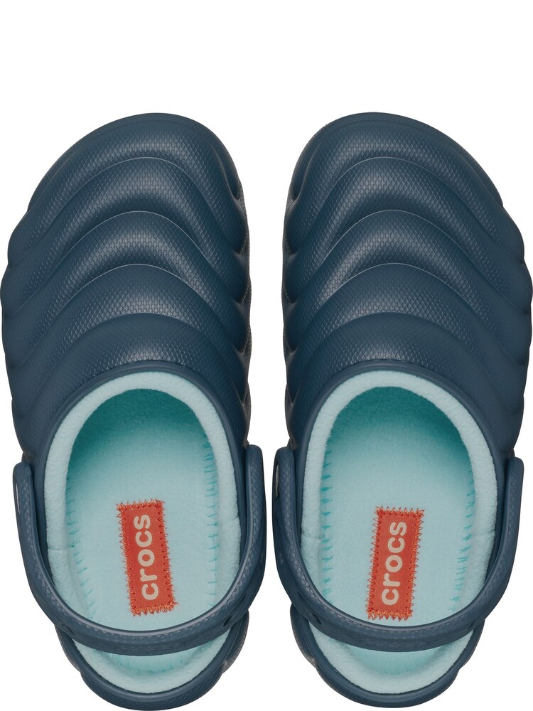 Buy Crocs Blue Classic Lined Overpuff Clogs from Next Oman